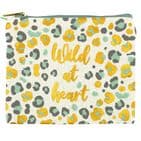 V47371 - All Over Leopard Canvas Pouches - Set of 2 4/PK